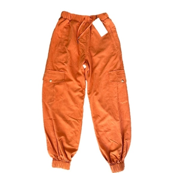 5/$25 Kendall + Kylie NWT suede cargo utility style jogger size XS - Picture 3 of 13